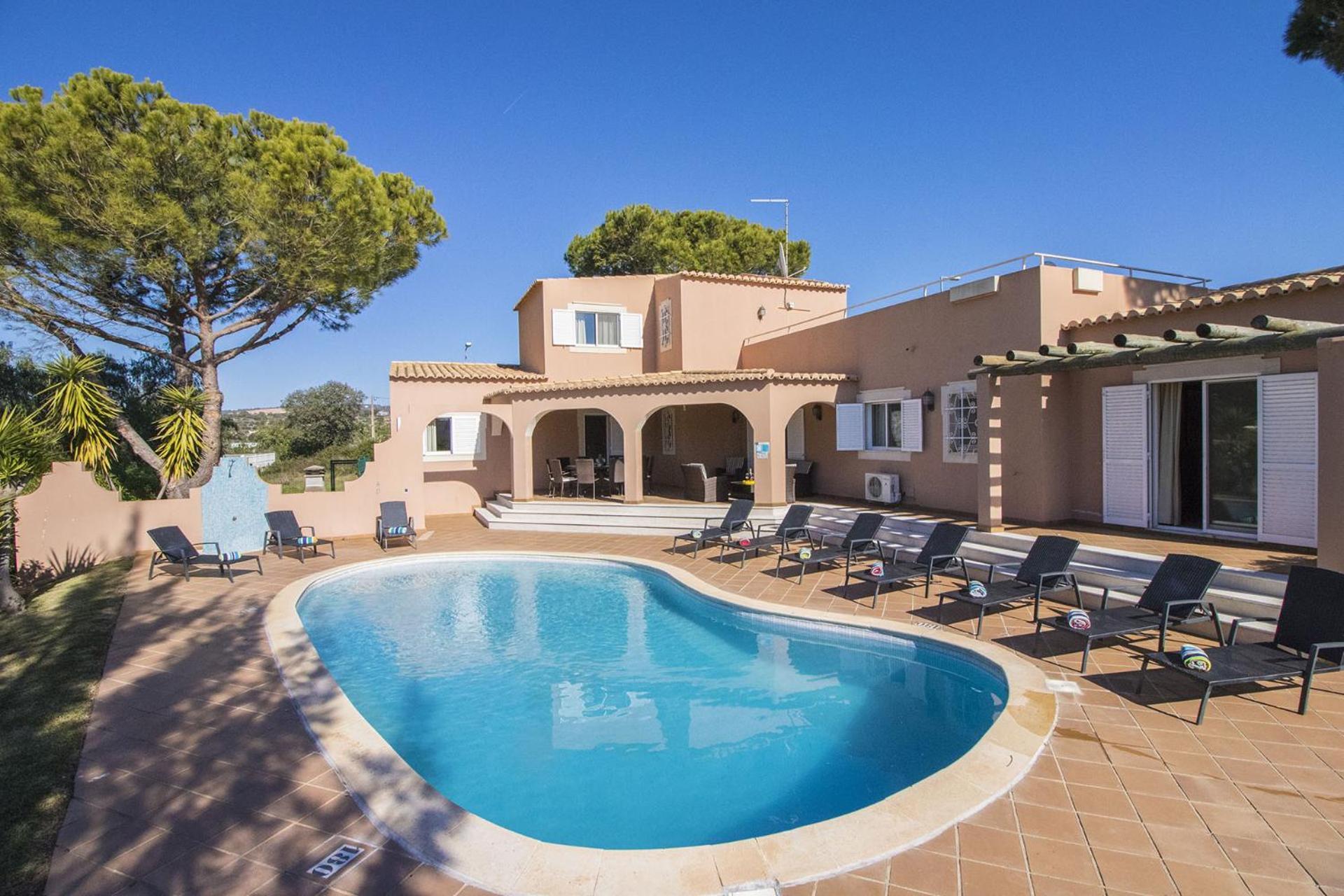 Villa Anita Quarteira Bagian luar foto